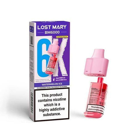 Lost Mary BM6000 Replacement Pods Pack of 5 - Vaper Wholesale