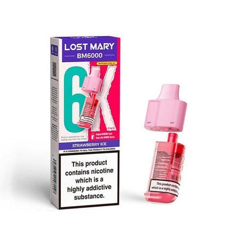 Lost Mary BM6000 Replacement Pods Pack of 5 - Vaper Wholesale