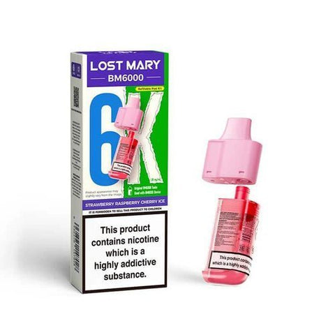 Lost Mary BM6000 Replacement Pods Pack of 5 - Vaper Wholesale