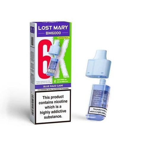 Lost Mary BM6000 Replacement Pods Pack of 5 - Vaper Wholesale