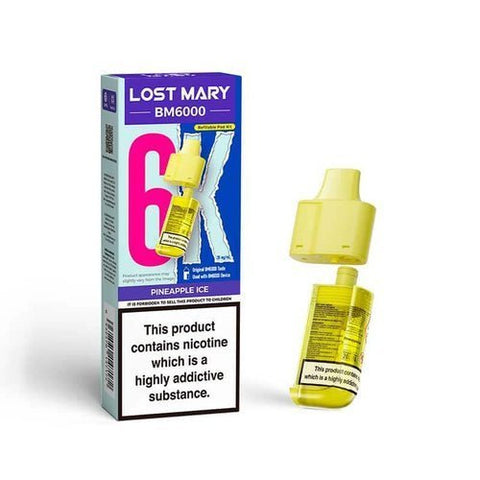 Lost Mary BM6000 Replacement Pods Pack of 5 - Vaper Wholesale