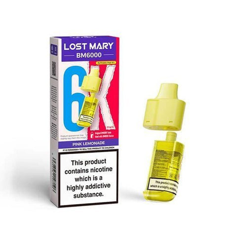 Lost Mary BM6000 Replacement Pods Pack of 5 - Vaper Wholesale