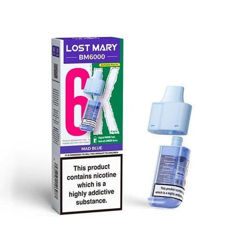 Lost Mary BM6000 Replacement Pods Pack of 5 - Vaper Wholesale