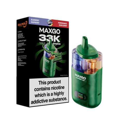 MAXGO 33k Prefilled Pod Vape Kit Pack of 5 - Vaper Wholesale