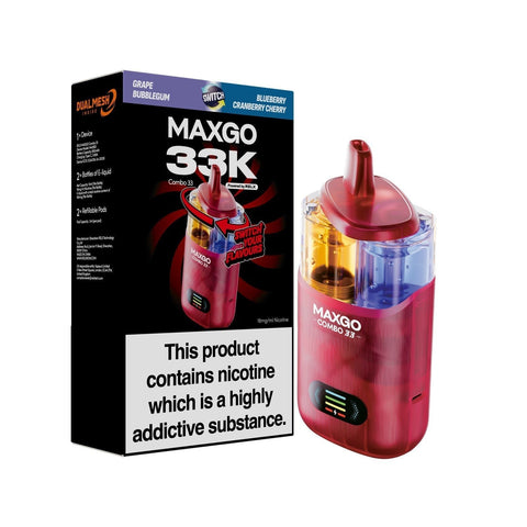 MAXGO 33k Prefilled Pod Vape Kit Pack of 5 - Vaper Wholesale