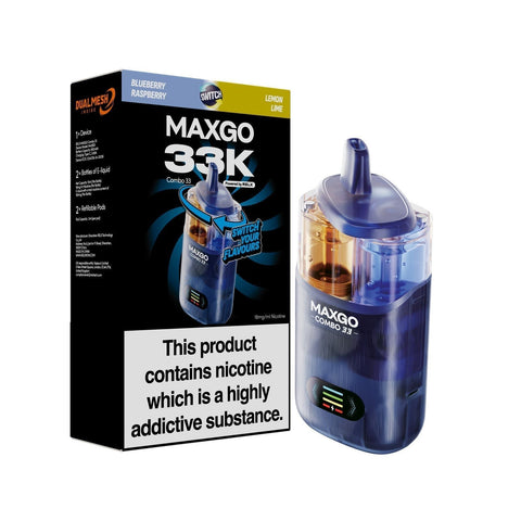MAXGO 33k Prefilled Pod Vape Kit Pack of 5 - Vaper Wholesale