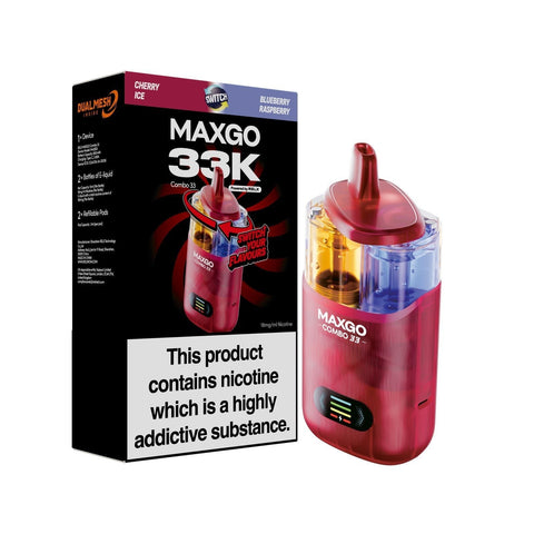 MAXGO 33k Prefilled Pod Vape Kit Pack of 5 - Vaper Wholesale