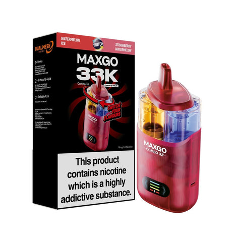 MAXGO 33k Prefilled Pod Vape Kit Pack of 5 - Vaper Wholesale