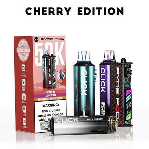 Pyne Pod Click 50k Prefilled Pod Vape Kit Box of 5 - Vaper Wholesale
