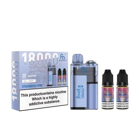 R and M Tornado 18000 Disposable Vape - Box of 5 - Vaper Wholesale