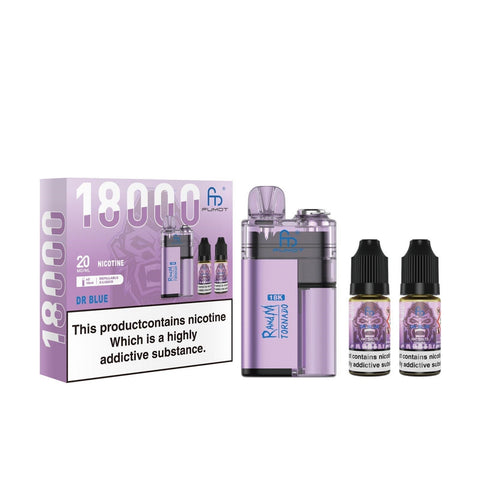 R and M Tornado 18000 Disposable Vape - Box of 5 - Vaper Wholesale