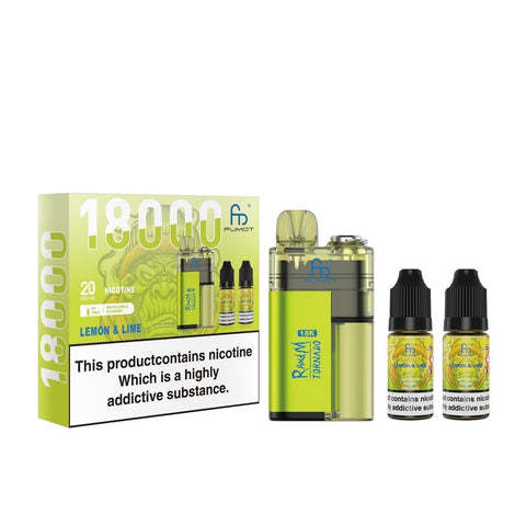 R and M Tornado 18000 Disposable Vape - Box of 5 - Vaper Wholesale