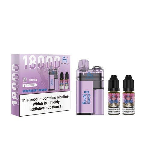 R and M Tornado 18000 Disposable Vape - Box of 5 - Vaper Wholesale