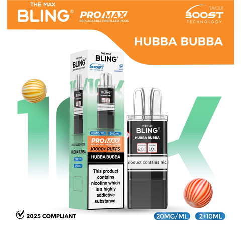 The Bling 10k Pro Max Replacement Pods (BOX OF 5) - Wholesale Price !