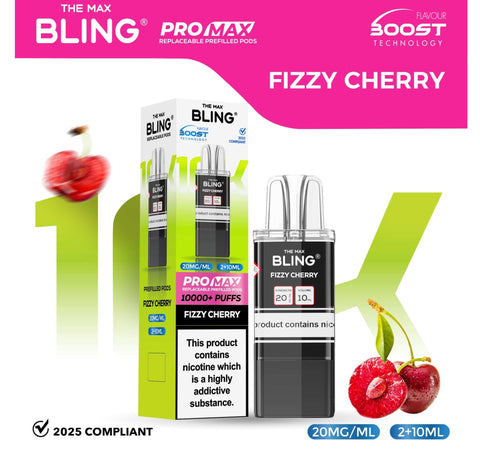 The Bling 10k Pro Max Replacement Pods (BOX OF 5) - Wholesale Price !