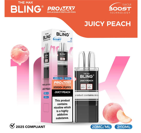 The Bling 10k Pro Max Replacement Pods (BOX OF 5) - Wholesale Price !
