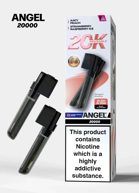 Vapes Bars Angel 20000 Replacement Pods Box of 5 - Vaper Wholesale