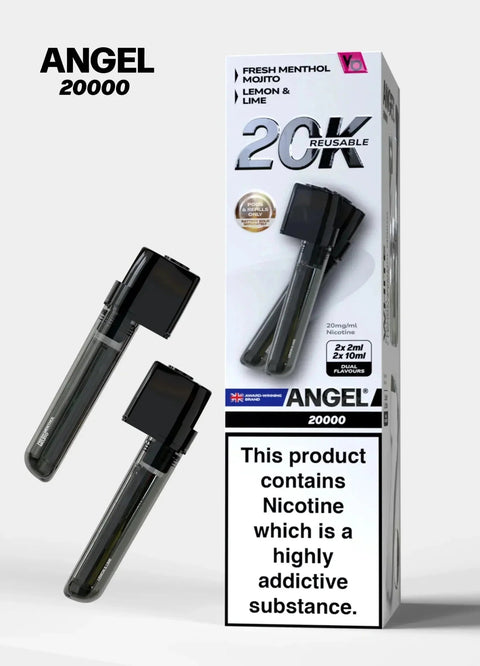 Vapes Bars Angel 20000 Replacement Pods Box of 5 - Vaper Wholesale