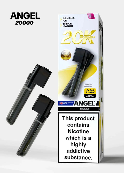 Vapes Bars Angel 20000 Replacement Pods Box of 5 - Vaper Wholesale