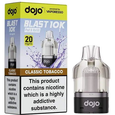 Vaporesso Dojo Blast 10K Replacement Pods Pack of 5 - Vaper Wholesale