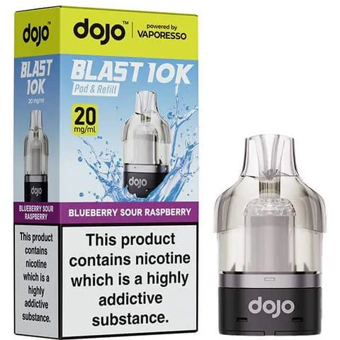 Vaporesso Dojo Blast 10K Replacement Pods Pack of 5 - Vaper Wholesale