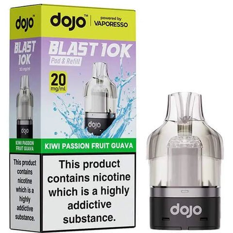 Vaporesso Dojo Blast 10K Replacement Pods Pack of 5 - Vaper Wholesale