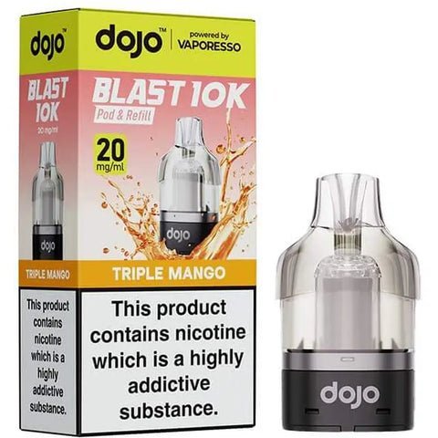 Vaporesso Dojo Blast 10K Replacement Pods Pack of 5 - Vaper Wholesale