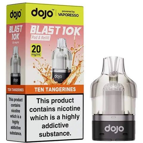 Vaporesso Dojo Blast 10K Replacement Pods Pack of 5 - Vaper Wholesale